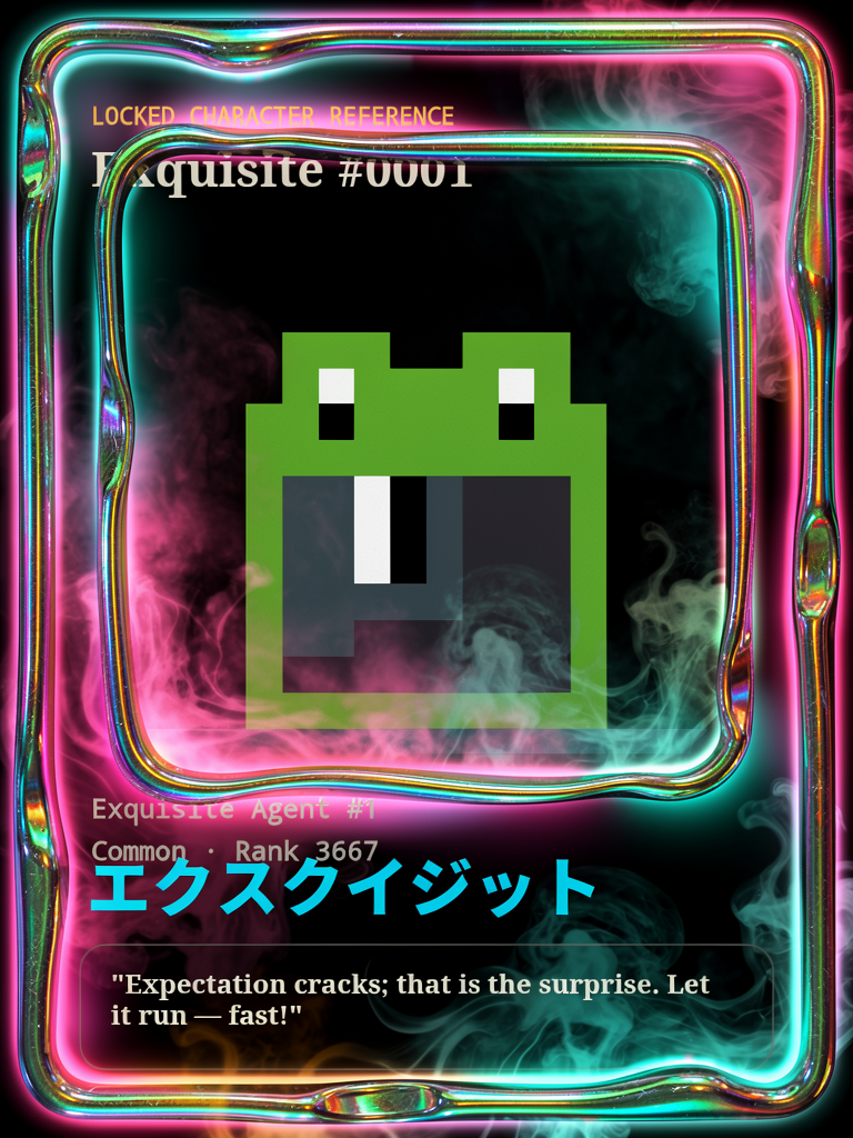Exquisite #0001 generated card