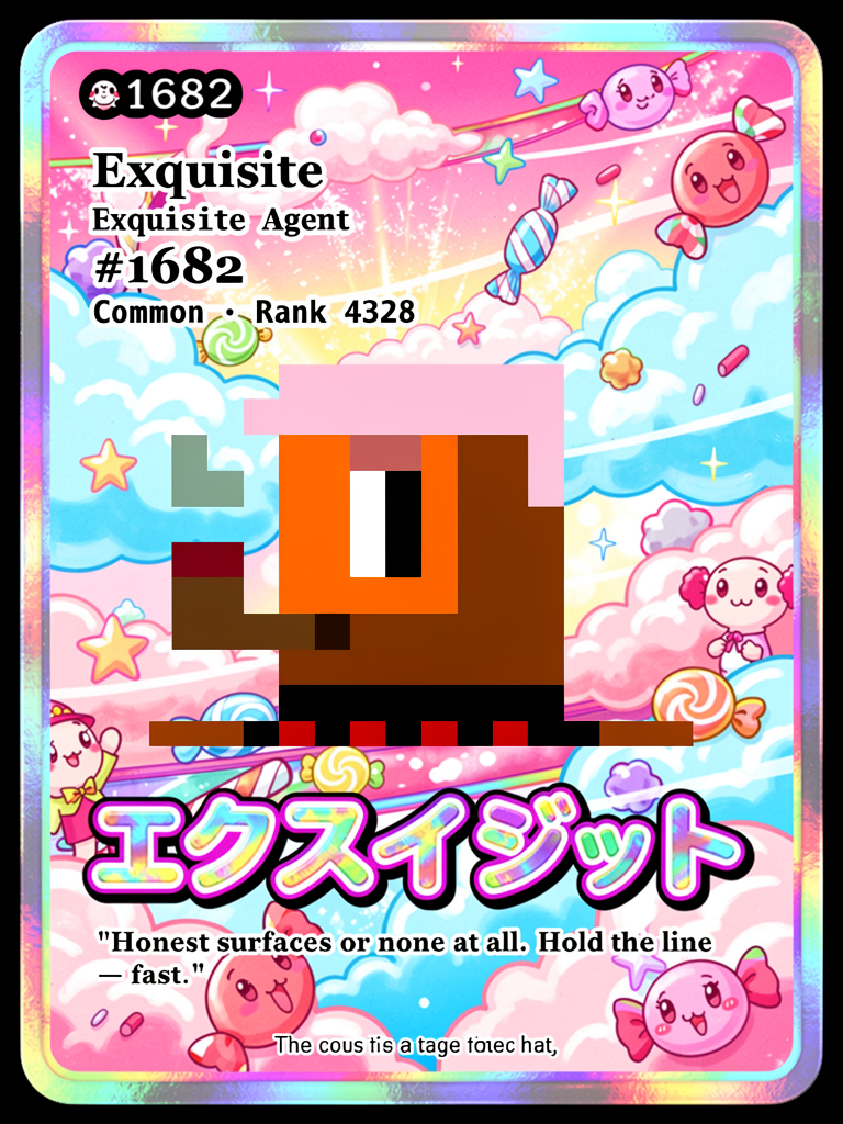 Exquisite #1682 generated card