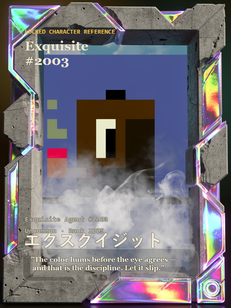 Exquisite #2003 generated card