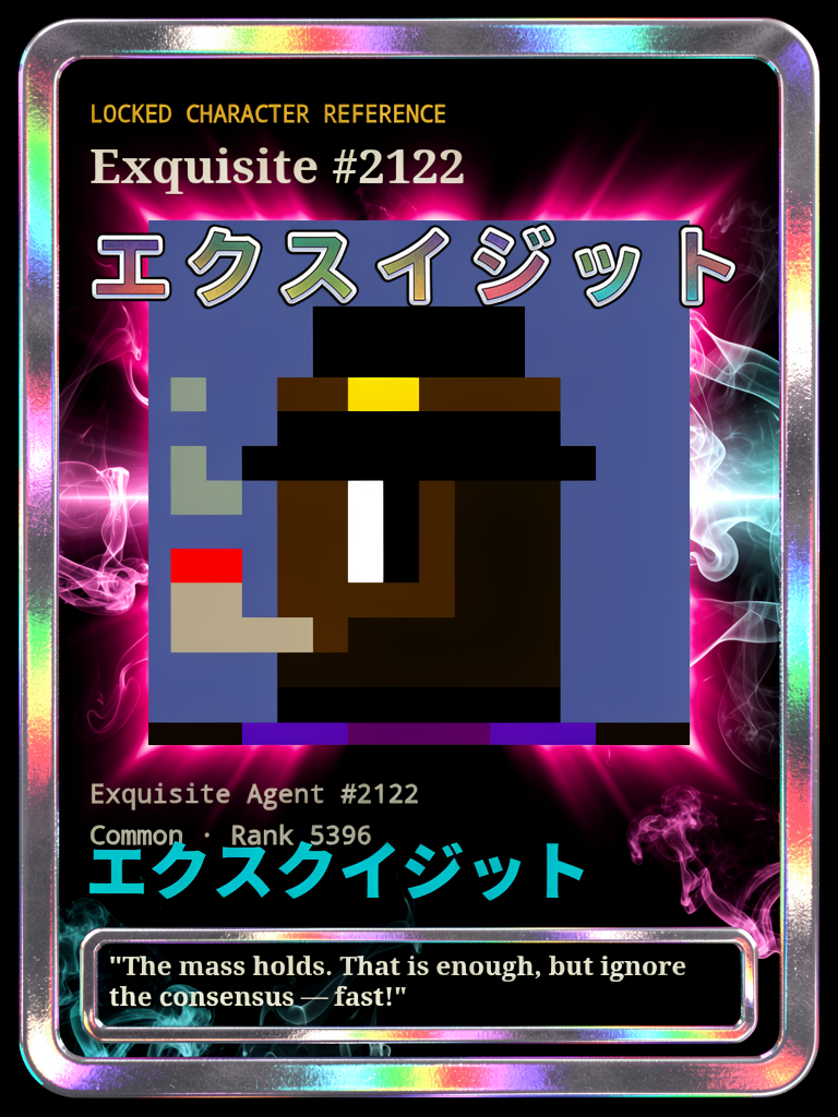 Exquisite #2122 generated card