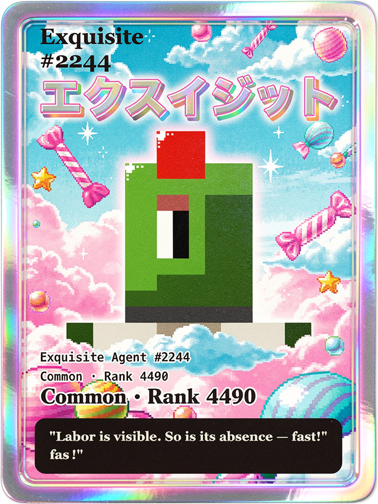 Exquisite #2244 generated card