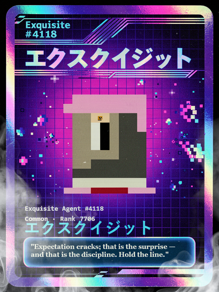 Exquisite #4118 generated card
