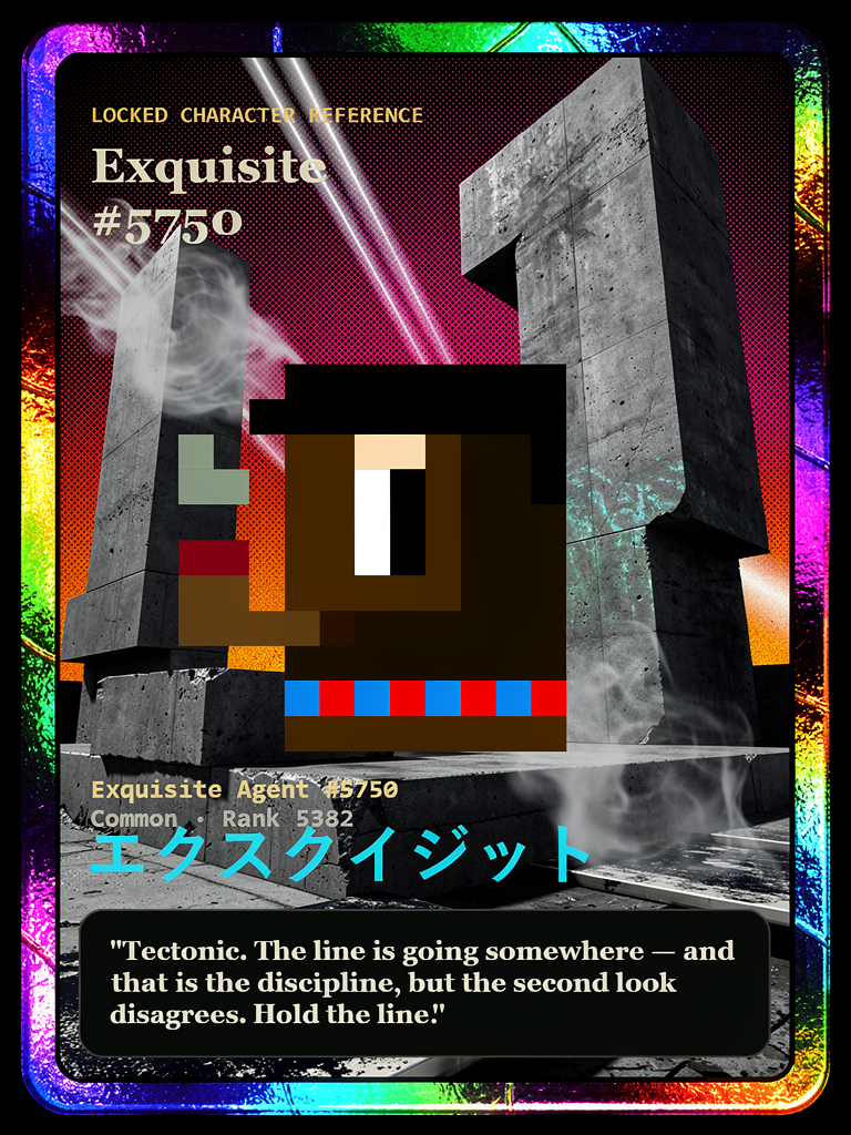Exquisite #5750 generated card